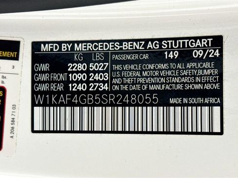 Certified 2025 Mercedes-Benz C 300 Sedan image 33