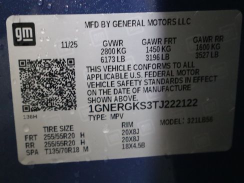 New 2026 Chevrolet Traverse LT w/ Sun and Wheel Package image 35