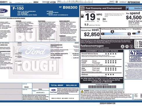 Used 2024 Ford F150 XLT w/ Equipment Group 302A MID AWD/4WD image 6