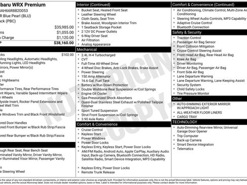 Used 2024 Subaru WRX Premium image 3