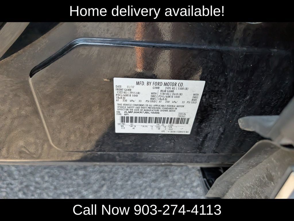 Used 2018 Lincoln MKX Select w/ Select Plus Package FWD image 34