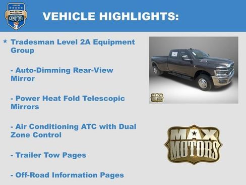 New 2026 RAM 3500 Tradesman AWD/4WD image 12