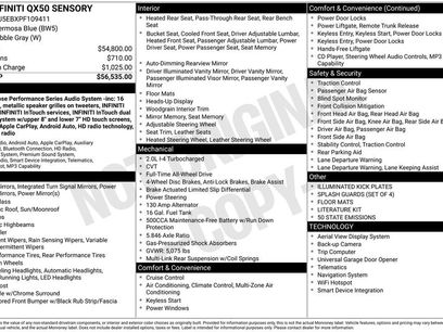 Used 2023 INFINITI QX50 Sensory