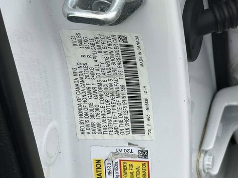 Certified 2023 Honda Civic Sport image 15