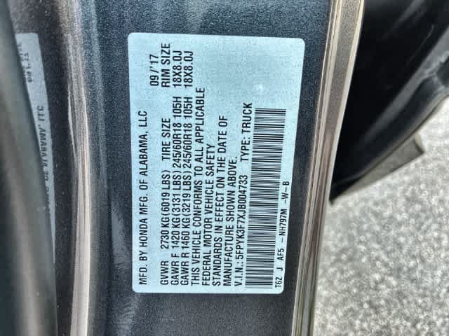 Used 2018 Honda Ridgeline RTL-E image 40