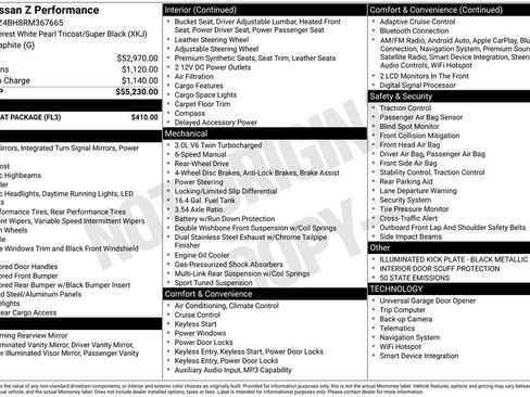 Used 2024 Nissan Z Performance w/ Floor Mat Package image 11