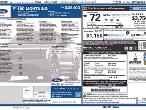 New 2025 Ford F150 Lightning Flash image 4