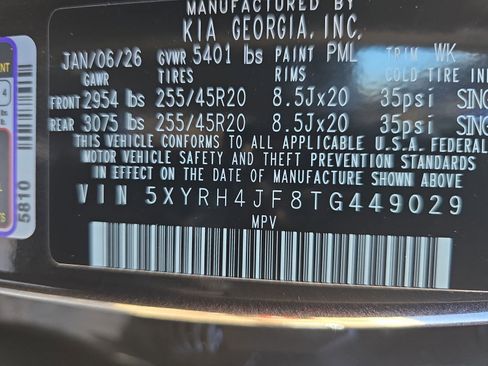 New 2026 Kia Sorento EX w/ EX Premium Package image 36