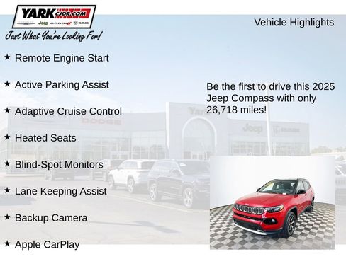 Certified 2025 Jeep Compass Limited AWD/4WD image 12