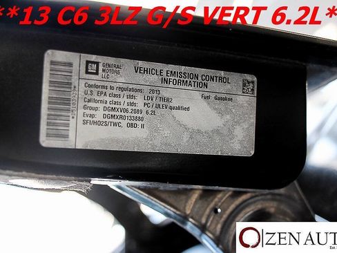 Used 2013 Chevrolet Corvette Grand Sport w/ 3LT Preferred Equipment Group RWD image 44
