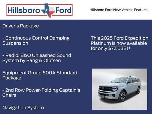 New 2025 Ford Expedition Platinum w/ Driver's Package AWD/4WD image 5