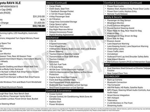 Used 2025 Toyota RAV4 XLE FWD image 2