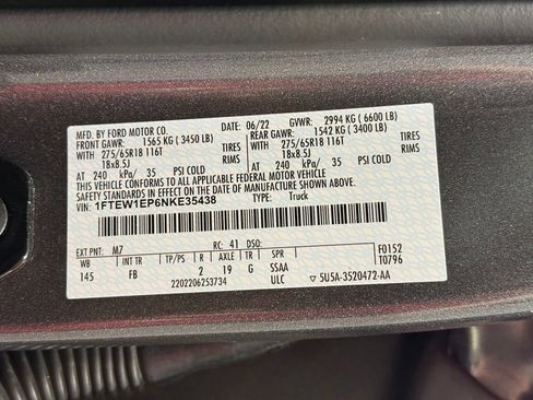 Used 2022 Ford F150 XLT w/ Equipment Group 302A High AWD/4WD image 29
