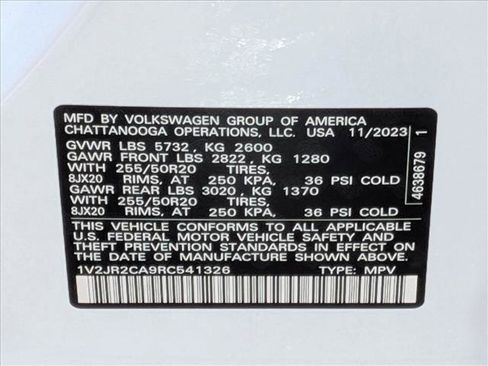 Used 2024 Volkswagen Atlas SE FWD image 27