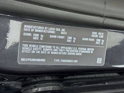 Used 2024 Lucid Air Pure RWD image 45