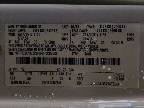 Used 2019 Ford F150 XL w/ Equipment Group 101A Mid image 33