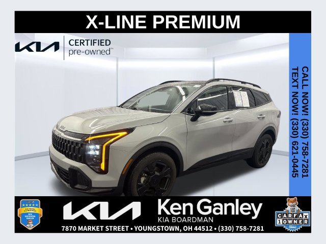 Certified 2026 Kia Sportage X-Line w/ X-Line Premium Package AWD/4WD 360° Tour