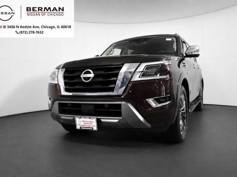Used 2021 Nissan Armada Platinum w/ Captain's Chairs Package AWD/4WD image 1