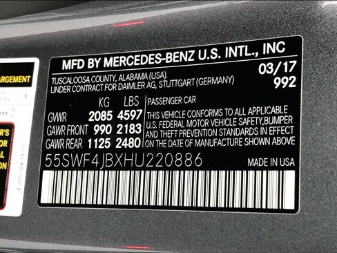 Certified 2017 Mercedes-Benz C 300 Sedan image 23