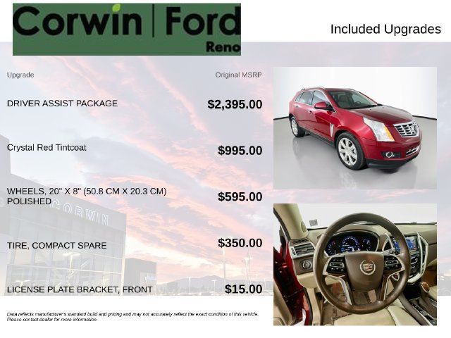 Used 2015 Cadillac SRX Premium w/ Driver Assist Package AWD/4WD image 3