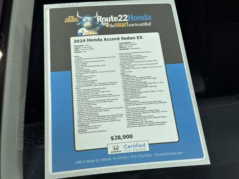 Certified 2024 Honda Accord EX image 40