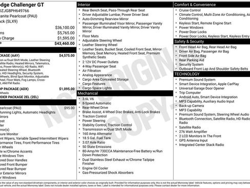 Used 2023 Dodge Challenger GT w/ Plus Package RWD image 5