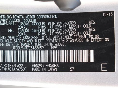 Used 2014 Toyota 4Runner Limited AWD/4WD image 34