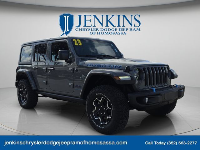 Used 2023 Jeep Wrangler Unlimited Rubicon 4xe w/ Steel Bumper Group AWD/4WD image 1