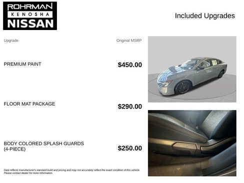 Used 2026 Nissan Sentra SV w/ Floor Mat Package FWD image 4