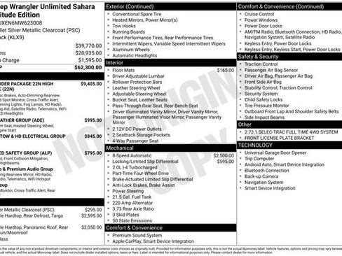 Certified 2021 Jeep Wrangler Unlimited Sahara image 43