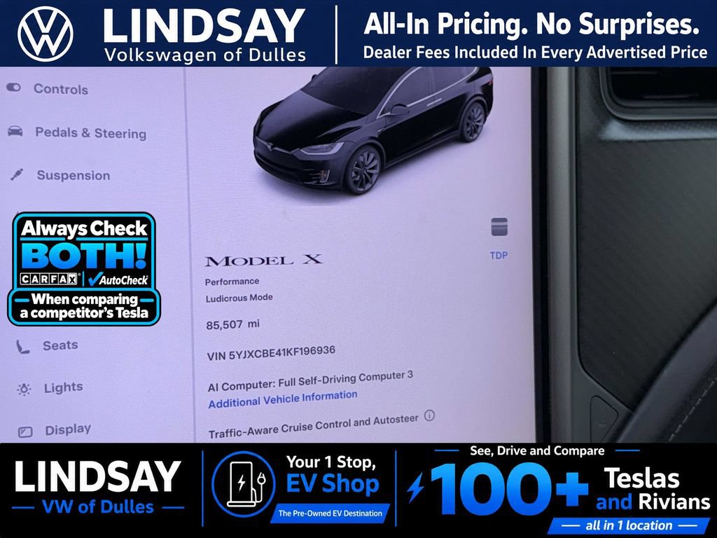 Used 2019 Tesla Model X Performance AWD/4WD image 27