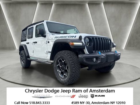 Used 2023 Jeep Wrangler Unlimited Rubicon 4xe w/ Cold Weather Group AWD/4WD image 1