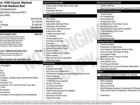 Used 2022 RAM 1500 Warlock w/ Electronics Group AWD/4WD image 4