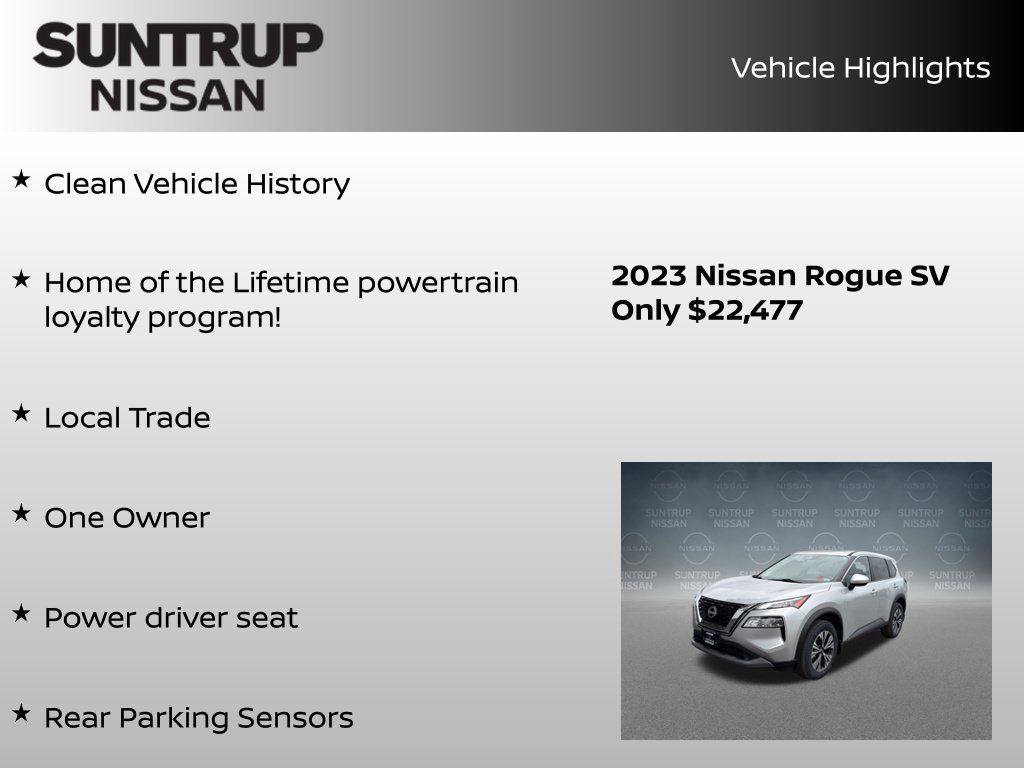 Certified 2023 Nissan Rogue SV FWD image 8