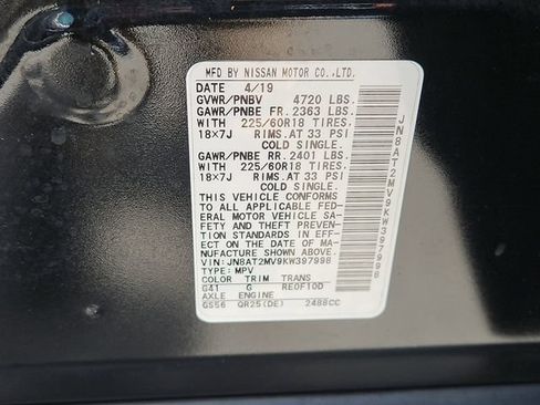 Used 2019 Nissan Rogue SV w/ Premium Package AWD/4WD image 34