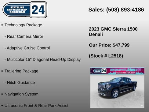 Used 2023 GMC Sierra 1500 Denali w/ Technology Package AWD/4WD image 5