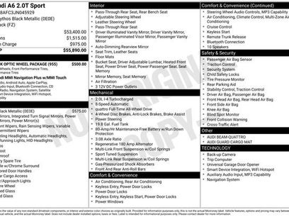 Used 2018 Audi A6 2.0T Premium w/ 20" Black Optic Wheel Package