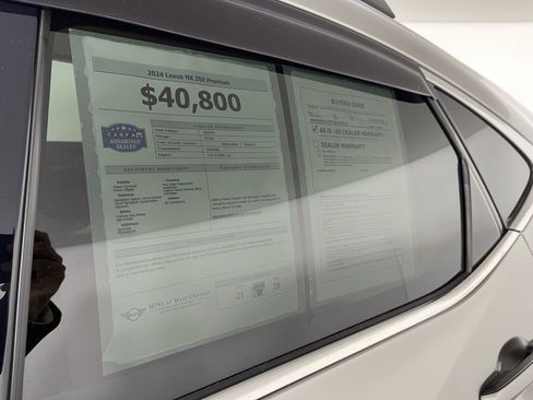 Used 2024 Lexus NX 350 AWD w/ Premium Package image 18