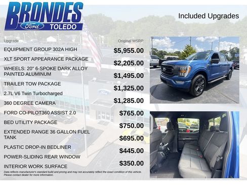 Used 2023 Ford F150 XLT w/ Equipment Group 302A High AWD/4WD image 6