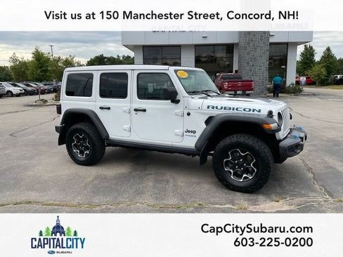 Used 2021 Jeep Wrangler Unlimited Rubicon 4xe w/ Cold Weather Group AWD/4WD image 1