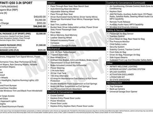 Used 2018 INFINITI Q50 Sport image 60