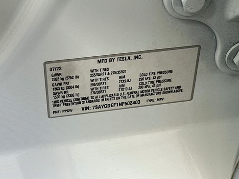 Used 2022 Tesla Model Y Performance AWD/4WD image 12