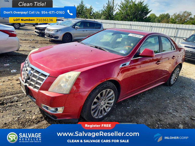 Used 2012 Cadillac CTS Performance w/ Performance Luxury Package RWD image 1