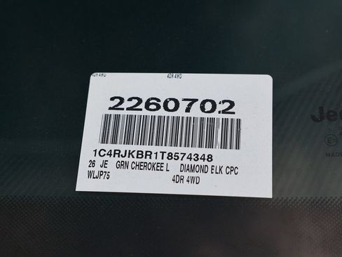 New 2026 Jeep Grand Cherokee L Limited AWD/4WD image 38