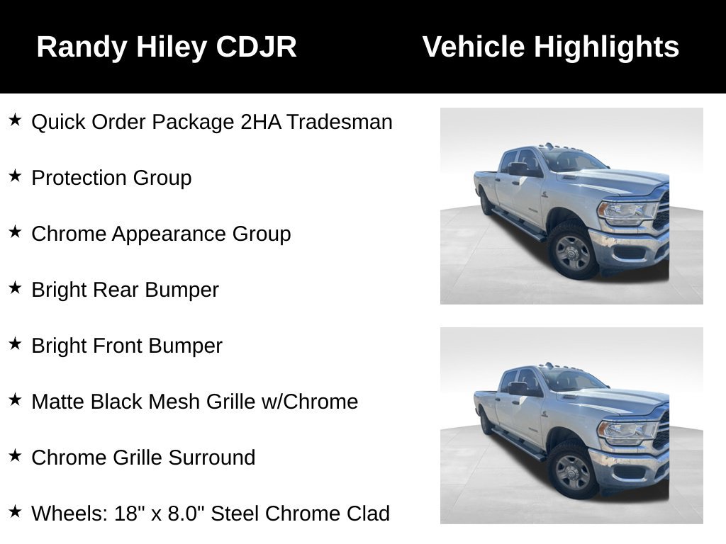 Used 2022 RAM 2500 Tradesman w/ Chrome Appearance Group AWD/4WD image 5