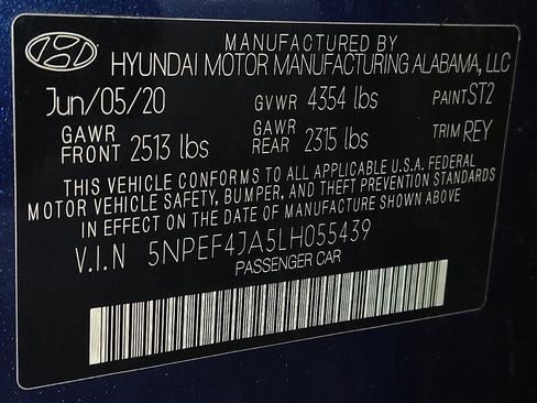 Used 2020 Hyundai Sonata SEL w/ Premium + Sunroof Package FWD image 33