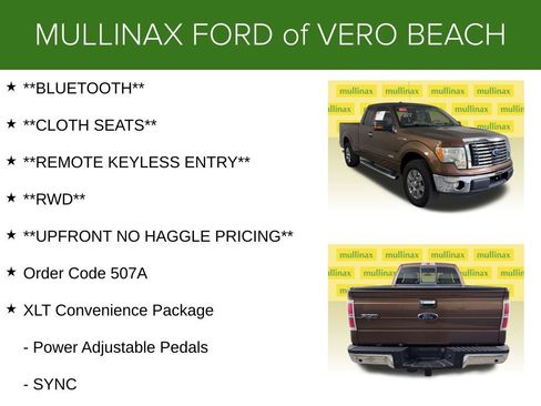 Used 2011 Ford F150 XLT w/ XLT Chrome Pkg RWD image 5