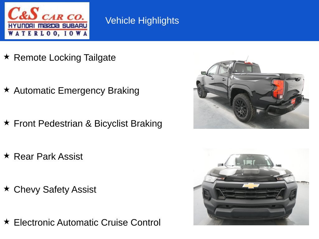 Used 2023 Chevrolet Colorado W/T w/ WT Convenience Package II AWD/4WD image 13