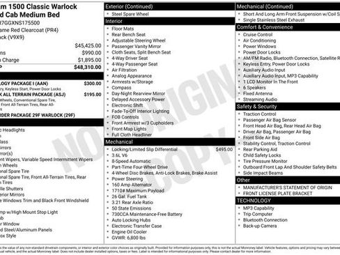 Certified 2022 RAM 1500 Classic Warlock w/ Technology Package I AWD/4WD image 3