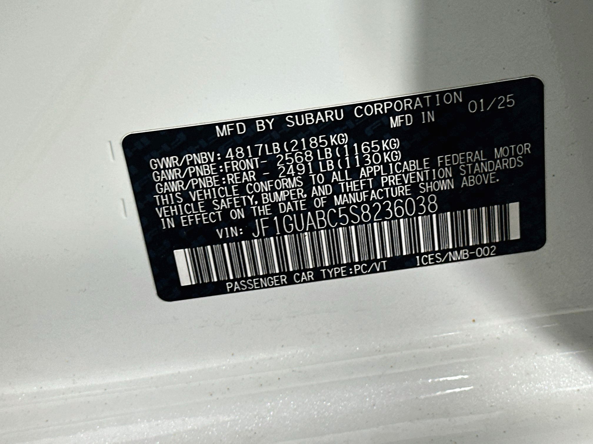 Used 2025 Subaru Impreza 2.0i AWD/4WD image 12